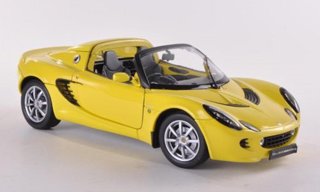 Lotus Elise 111S 1/18 Welly 111S geel 2003 modelauto