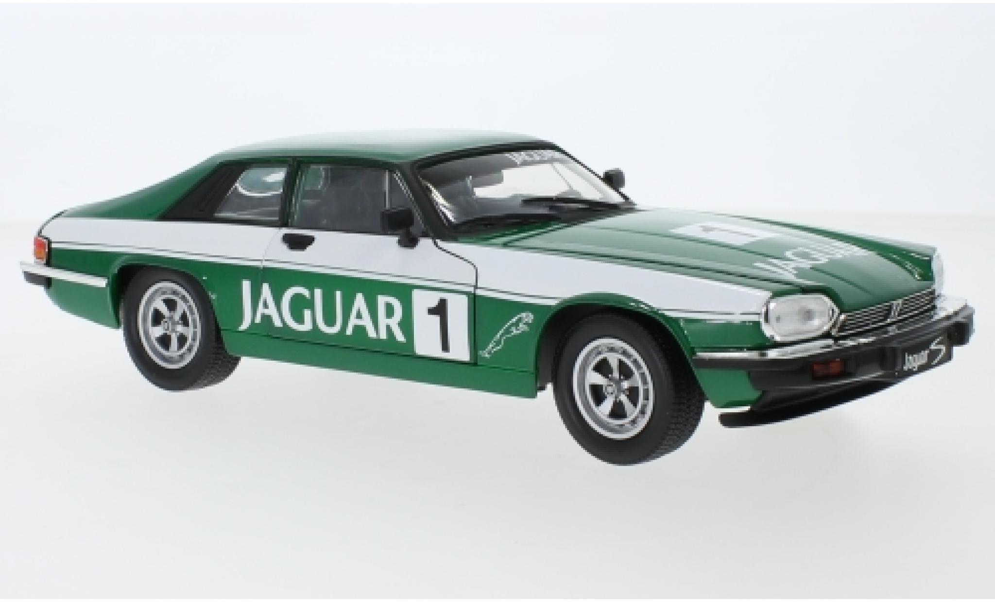 Jaguar XJS 1/18 Lucky Die Cast metallic groen/Dekor No.1 1975 modelauto