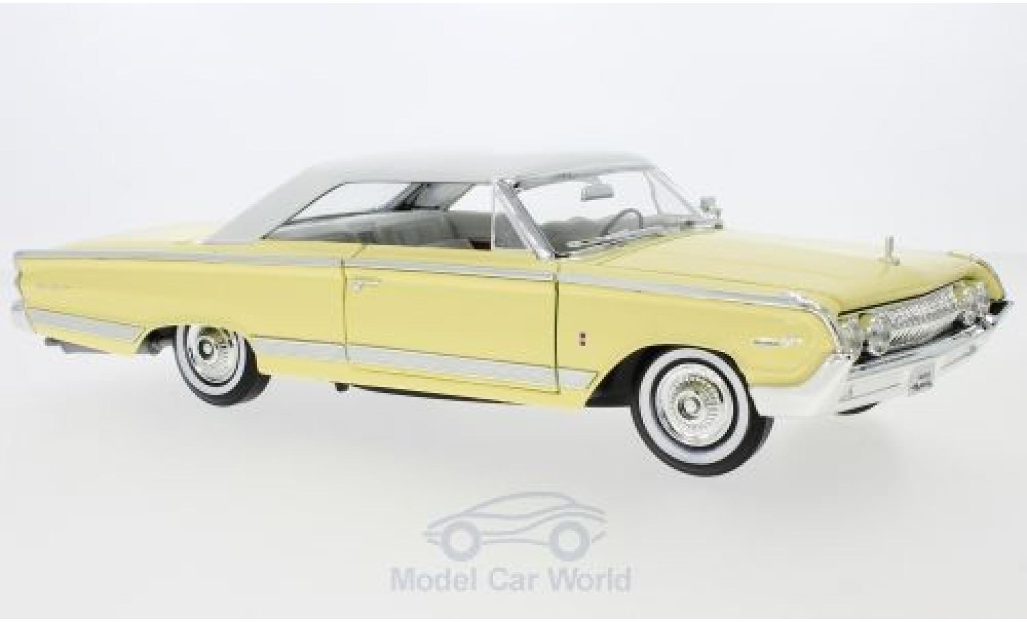 Mercury Marauder 1/18 Lucky Die Cast geel/wit 1964 modelauto