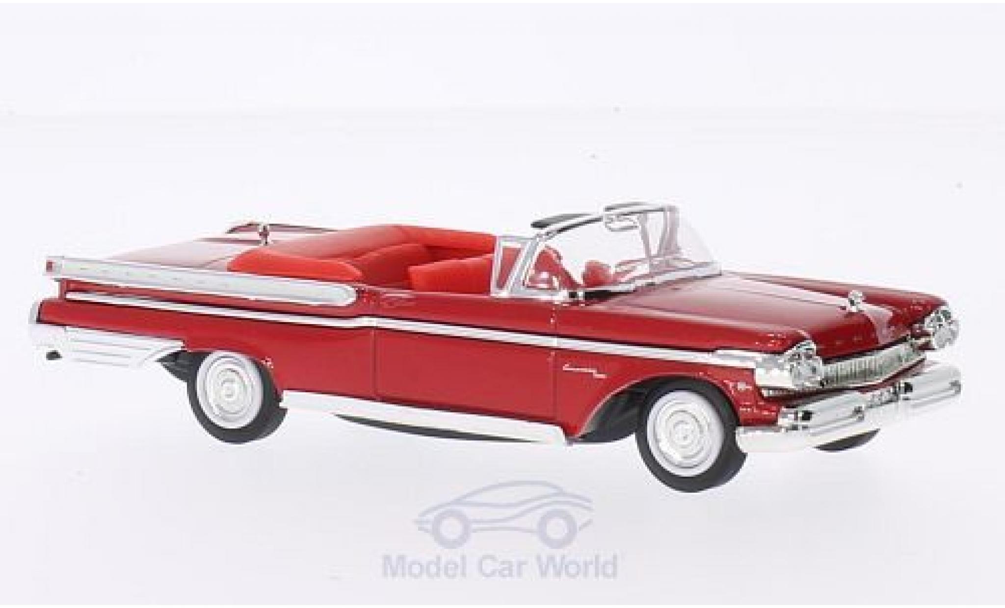 Mercury Turnpike 1/43 Lucky Die Cast Cruiser rood 1957 ohne Vitrine modelauto