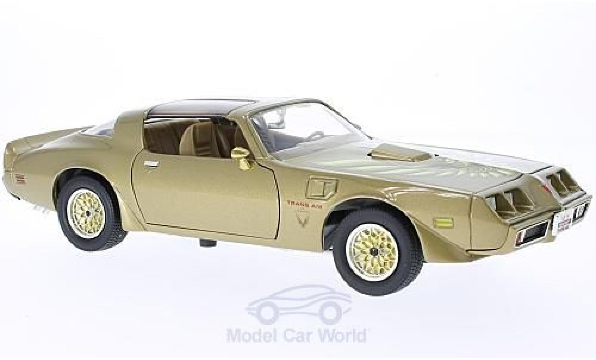 Pontiac Firebird 1/18 Lucky Die Cast Trans Am gold modelauto