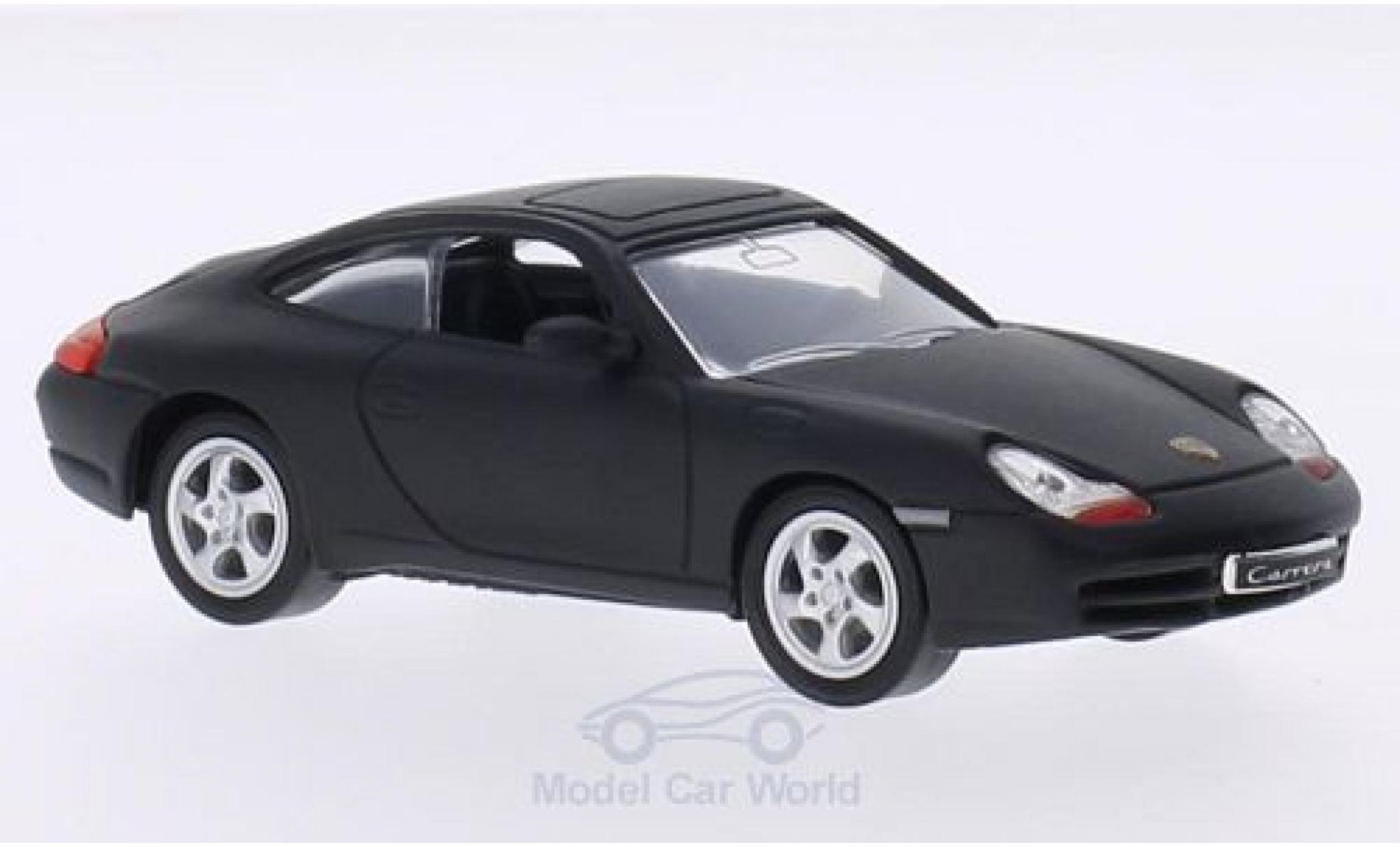 Porsche 996 1/43 Lucky Die Cast 911 () Carrera matt-zwart 1998 ohne Vitrine modelauto
