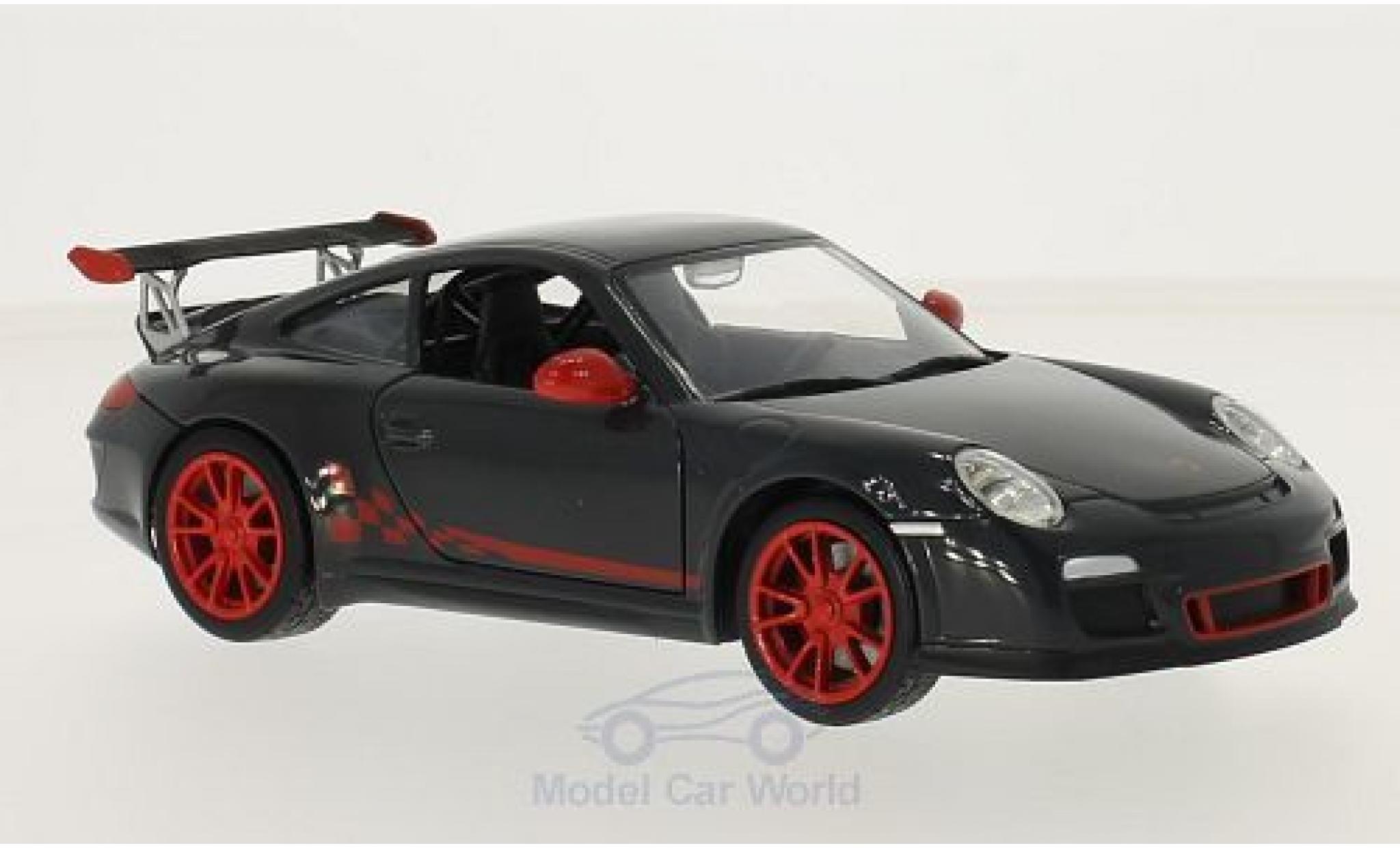 Porsche 997 GT3 RS 1/24 Lucky Die Cast 911 (II) GT3 RS grijs/rood modelauto