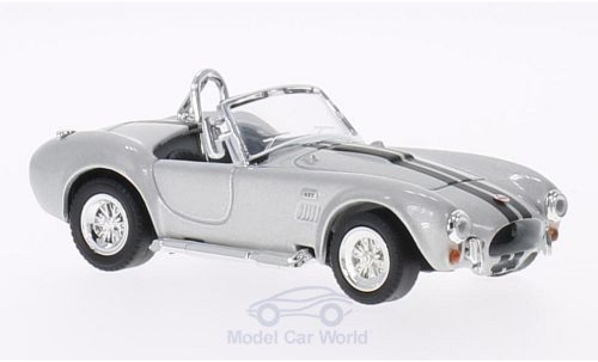 Shelby Cobra 1/43 Lucky Die Cast 427 S/C mit zwarten Streifen grijs 1949 ohne Vitrine modelauto