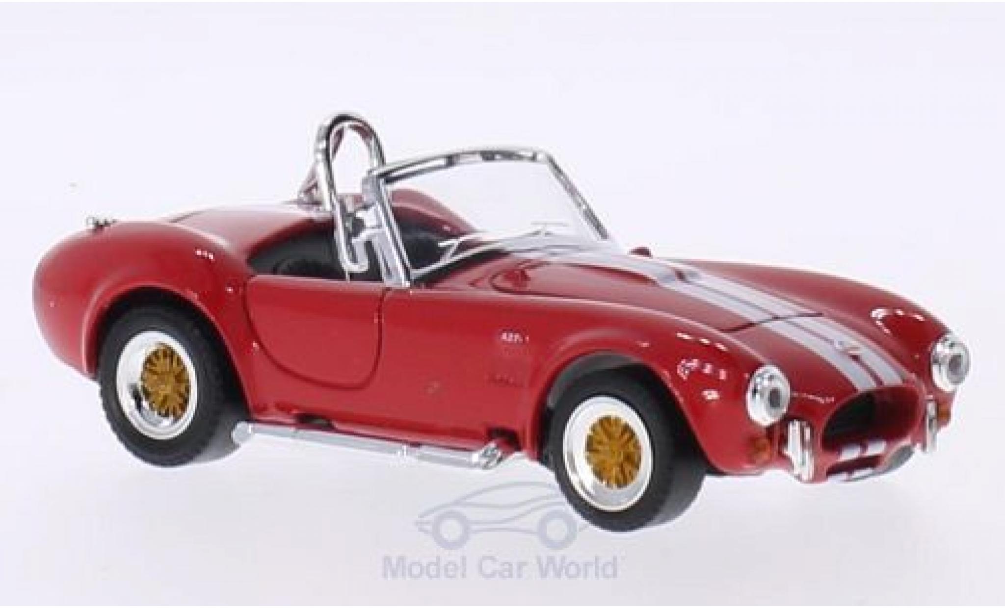 Shelby Cobra 1/43 Lucky Die Cast 427 S/C rood/wit 1964 ohne Vitrine modelauto