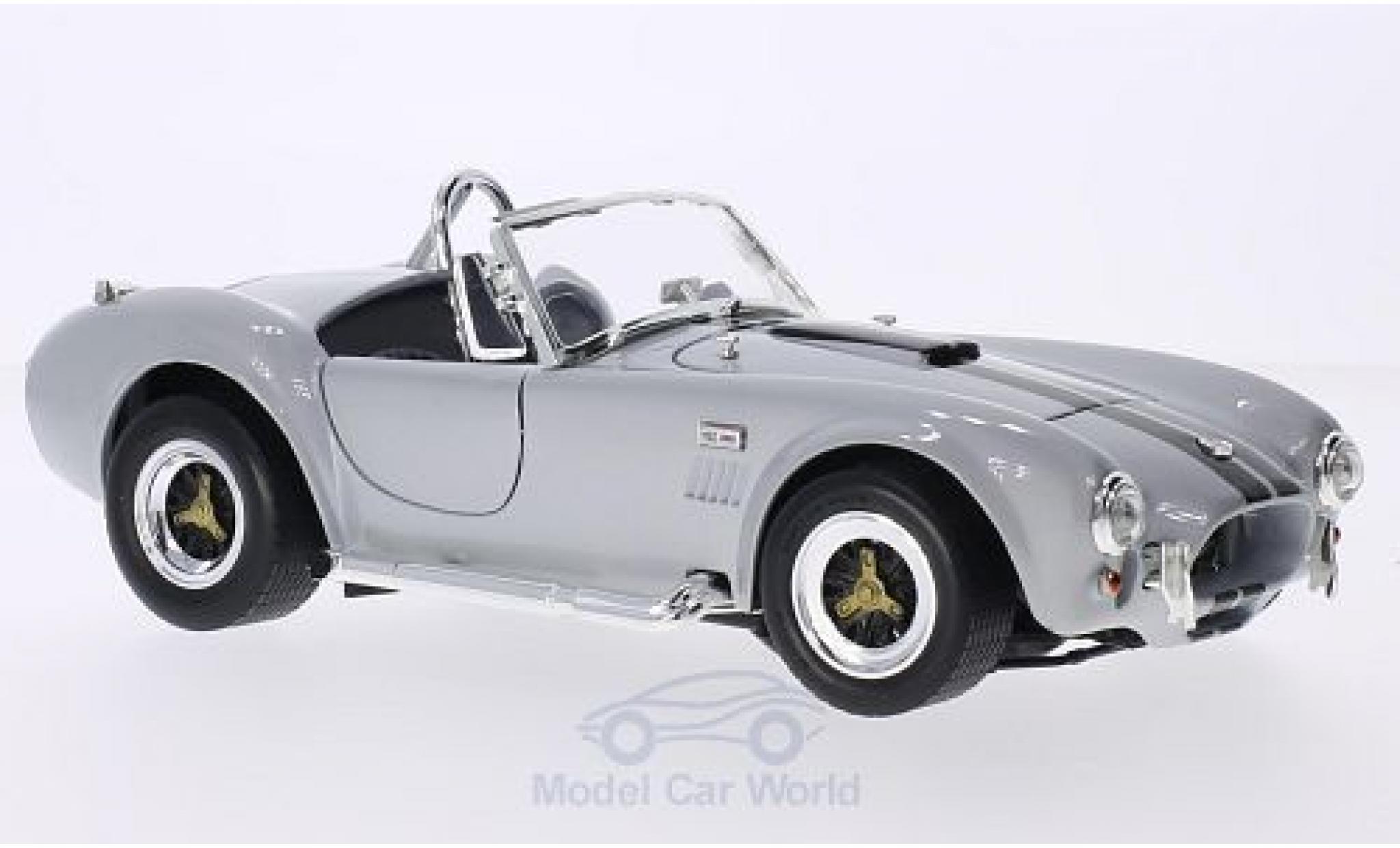 Shelby Cobra 1/18 Lucky Die Cast 427 S/C grijs/zwart 1964 modelauto