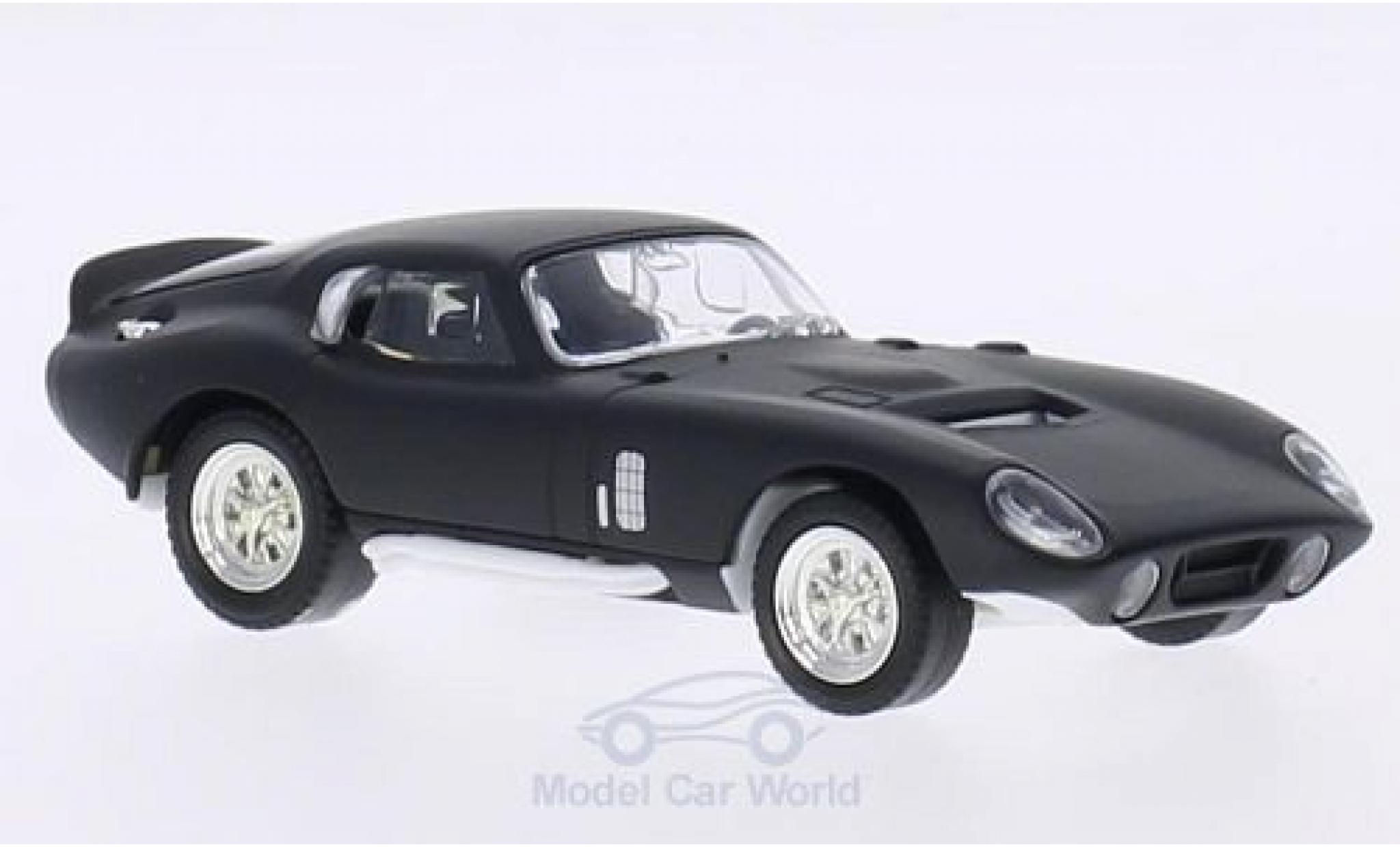 Shelby Cobra 1/43 Lucky Die Cast Daytona Coupe matt-zwart 1965 ohne Vitrine modelauto
