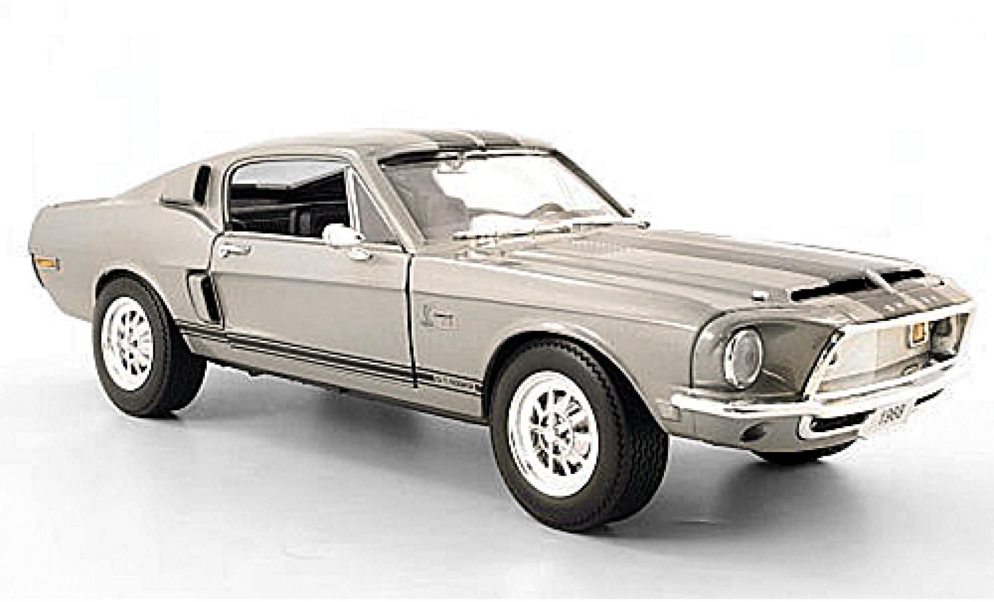 Shelby GT 1/18 Lucky Die Cast -500 KR grijs 1968 modelauto