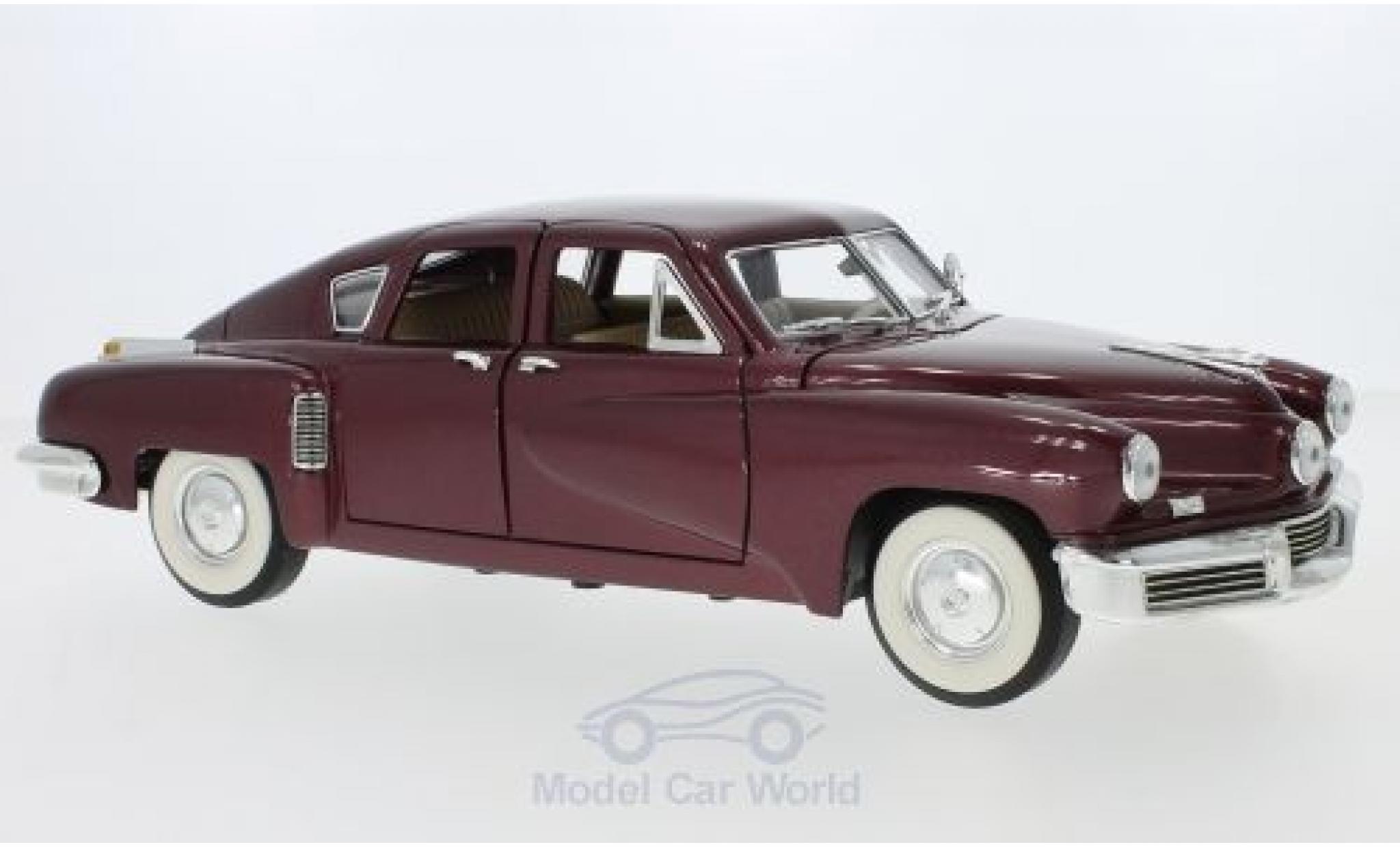 Tucker Torpedo 1/18 Lucky Die Cast metallic rood 1948 modelauto
