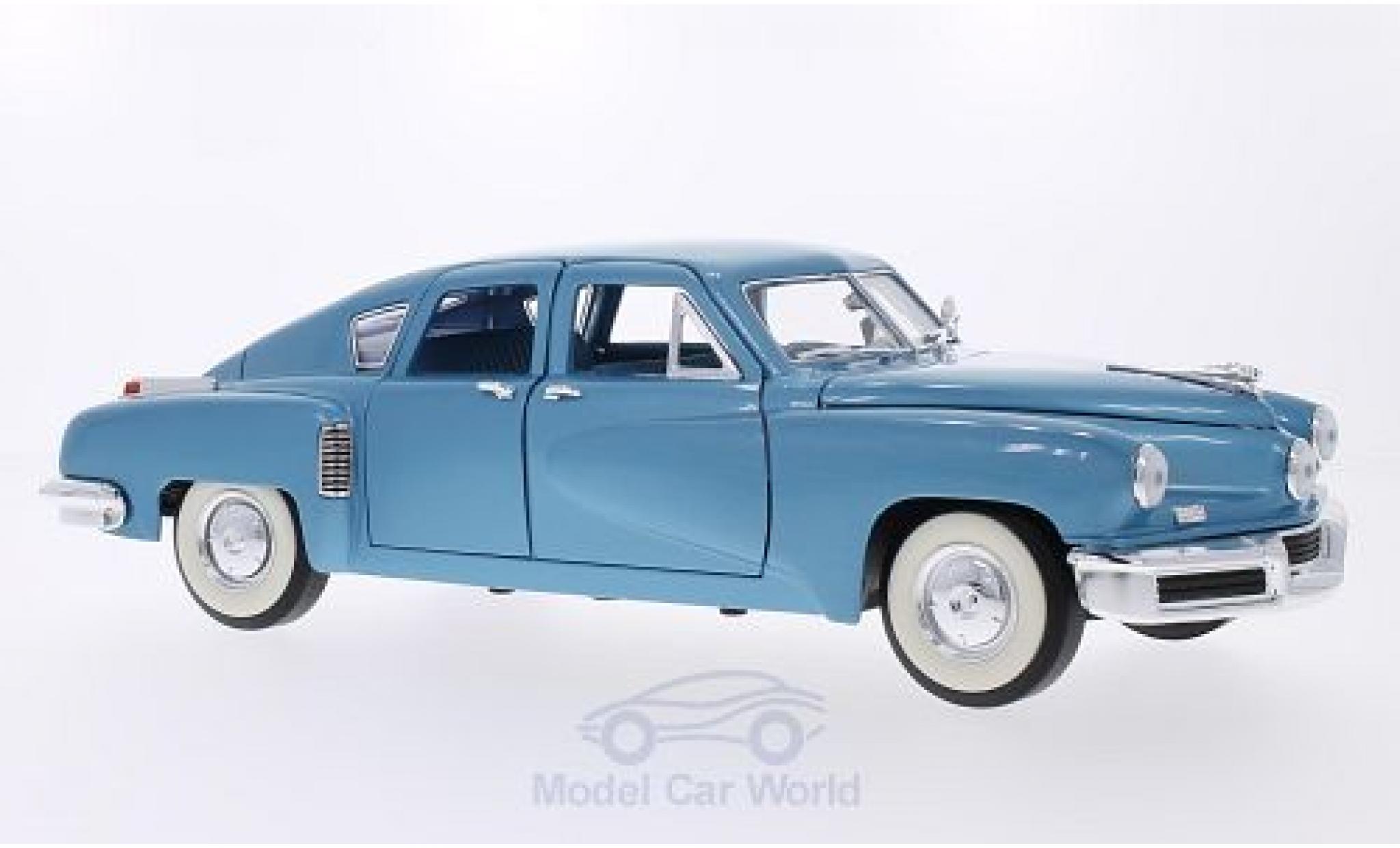 Tucker Torpedo 1/18 Lucky Die Cast metallic blauw 1948 modelauto