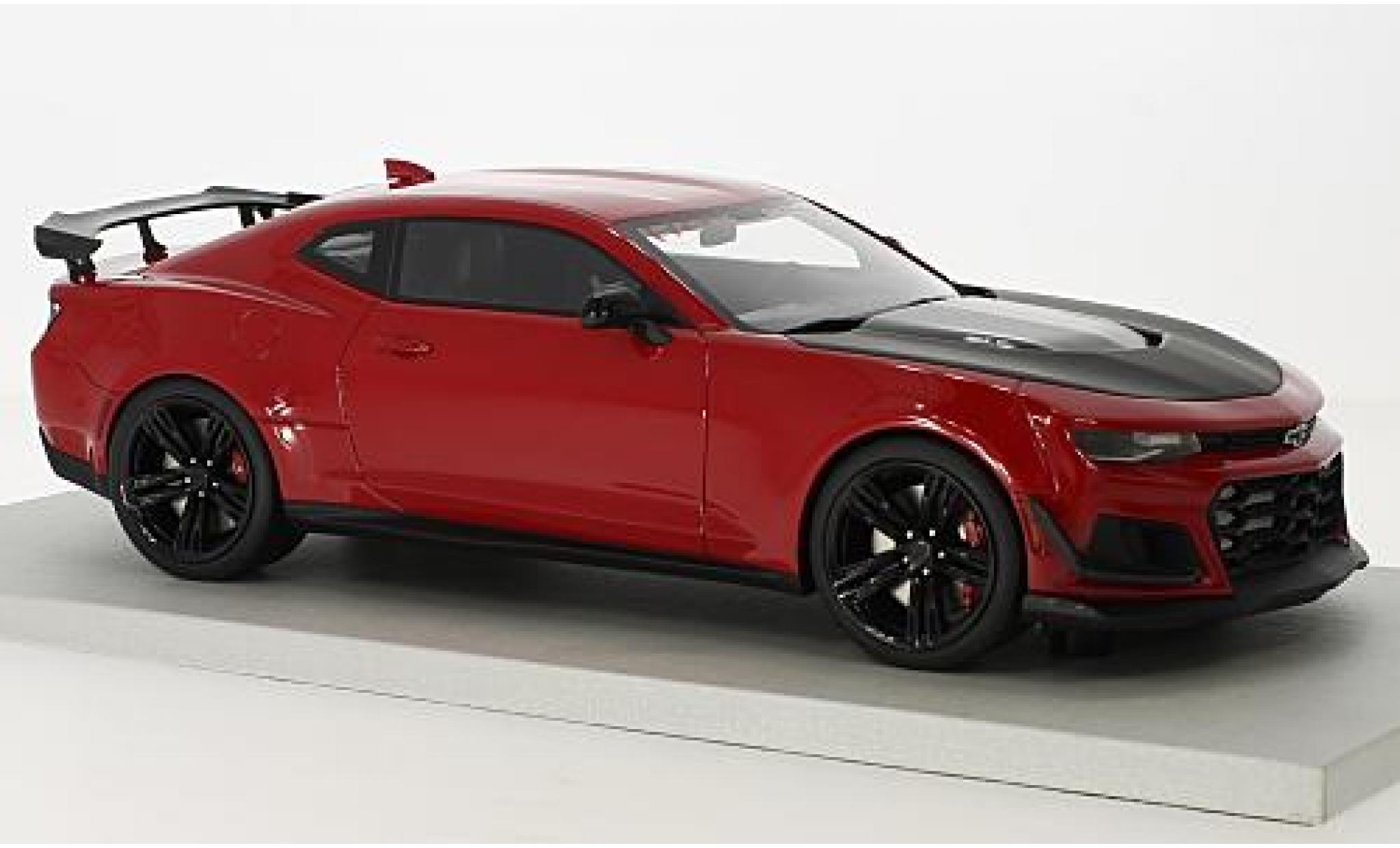 Chevrolet Camaro 1/18 Lucky Step Models ZL1 1LE Hennessey HPE850 rood modelauto