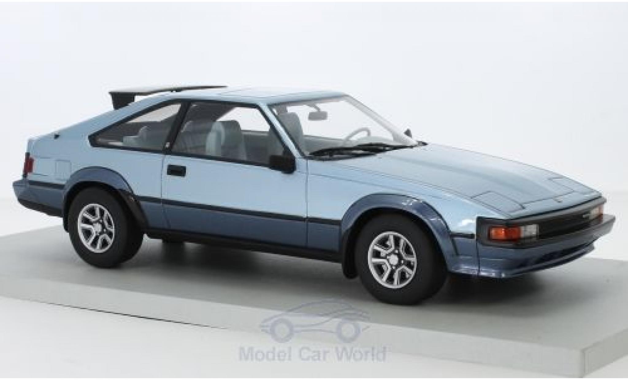 Toyota Celica 1/18 Lucky Step Models Supra MkII metallic blauw/metallic blauw modelauto