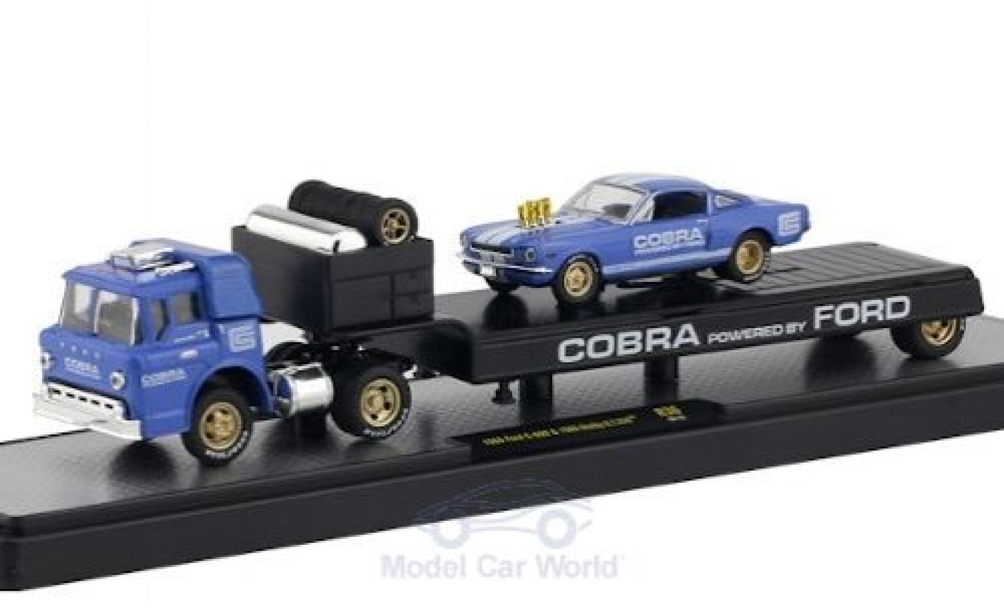 Ford C600 1/64 M2 Machines C-600 Cobra 1966 mit Shelby G.T. 350 modelauto