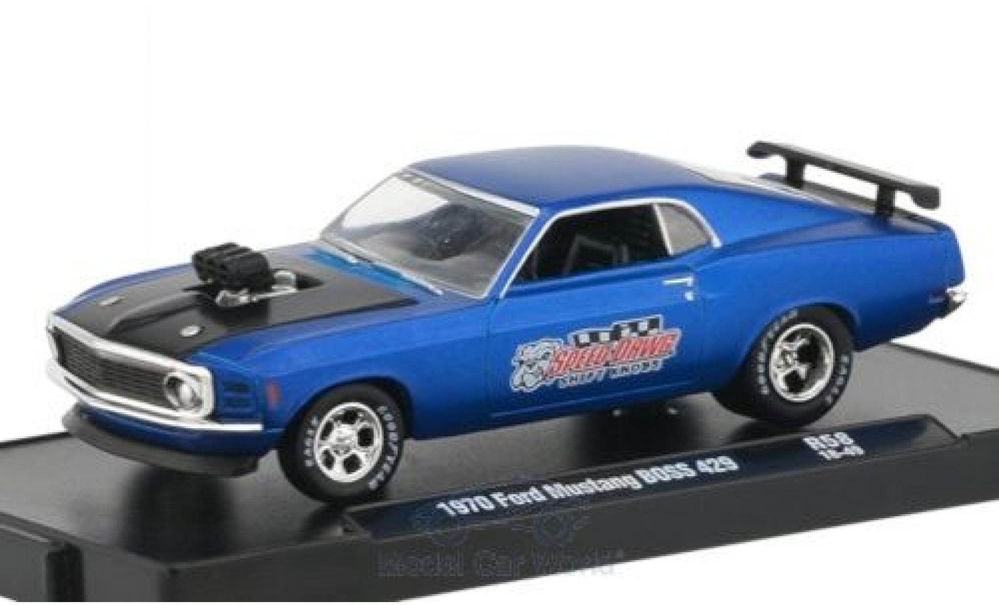 Ford Mustang 1/64 M2 Machines BOSS 429 Speed Dawg 1970 modelauto