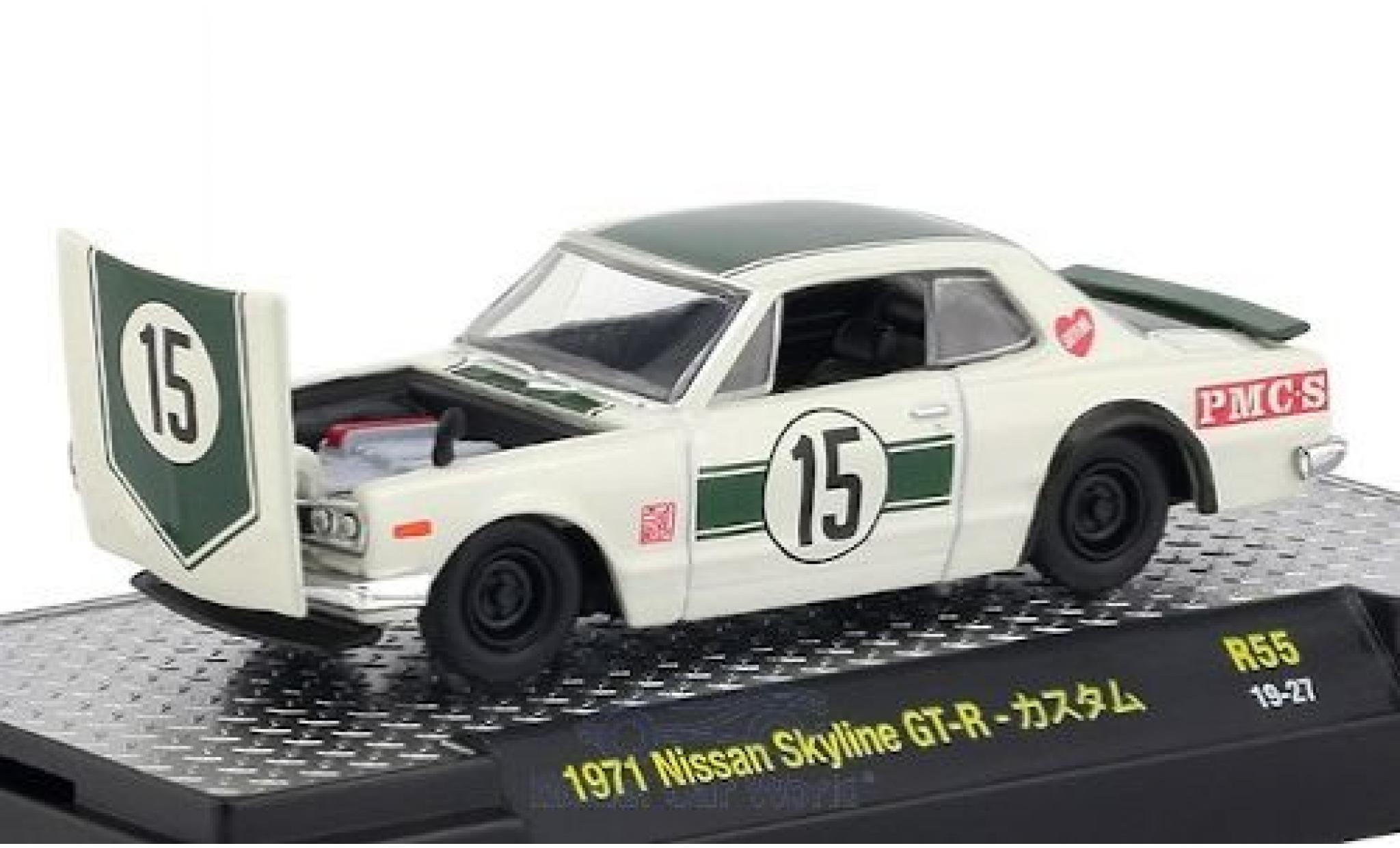 Nissan Skyline 1/64 M2 Machines GT-R RHD No.15 1971 modelauto