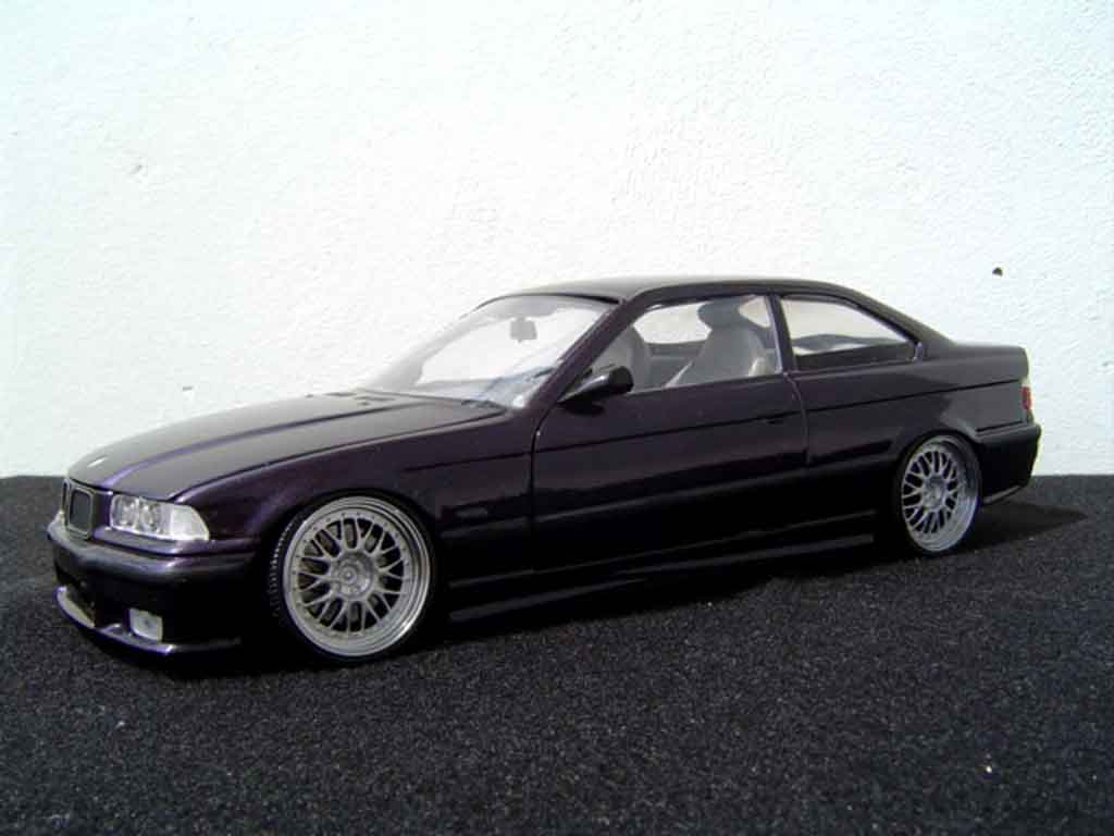 Bmw M3 coupe E36 peinture techno violet 1/18 Ut Models