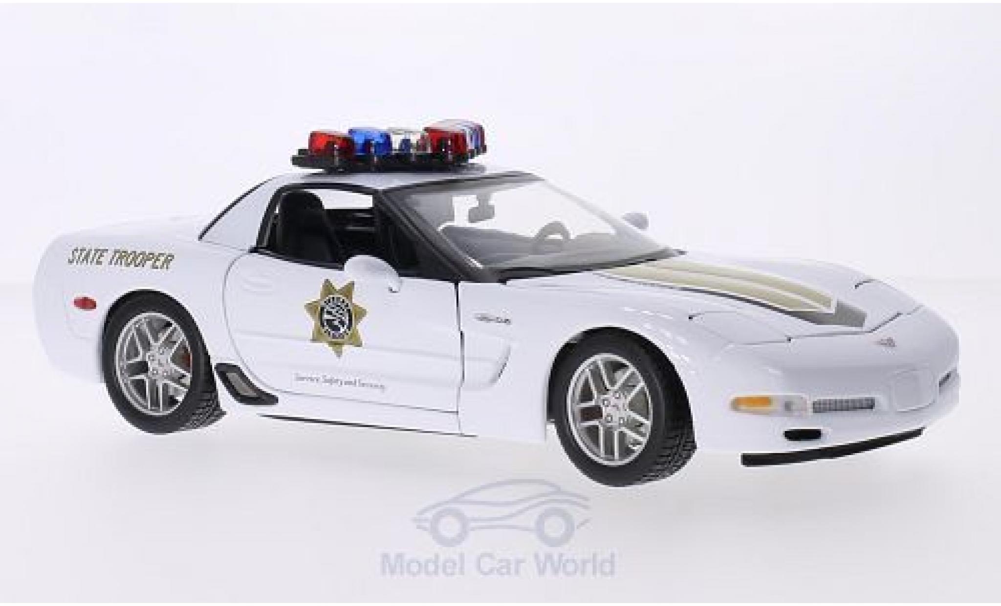 Chevrolet Corvette 1/18 Maisto (C5) Z06 State Trooper Highway Division modelauto