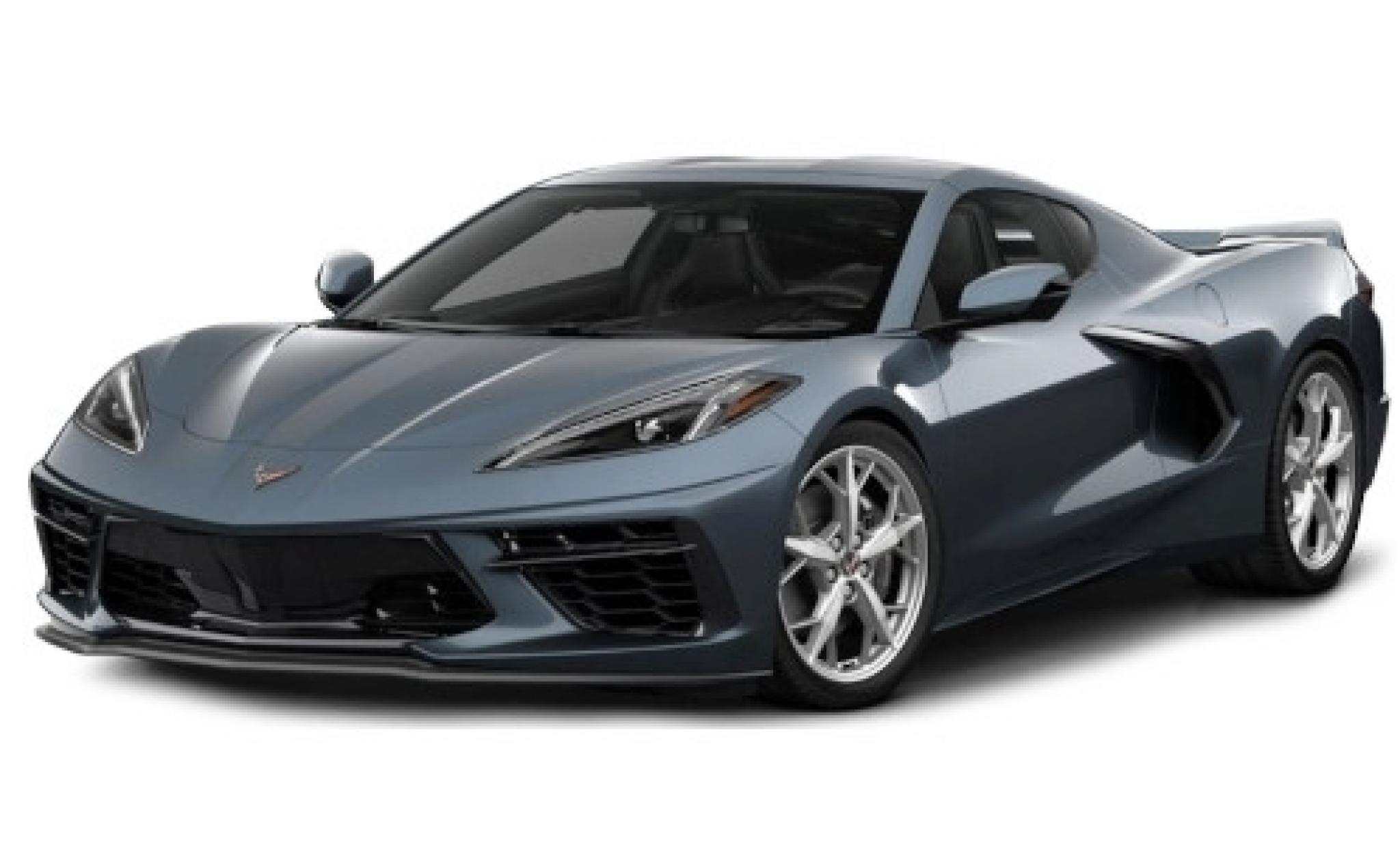 Chevrolet Corvette 1/18 Maisto C8 Stingray metallic grijs 2020 modelauto