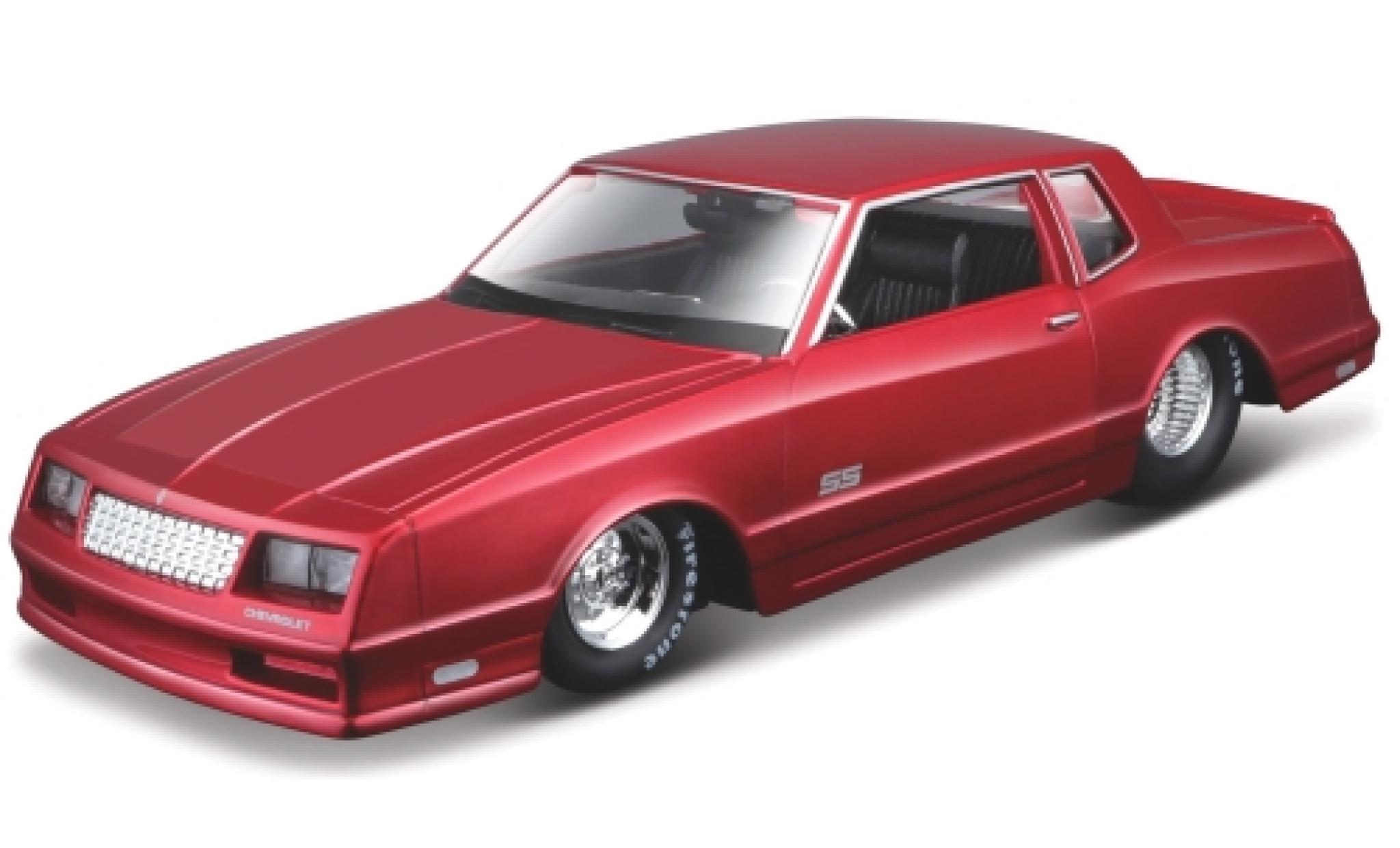 Chevrolet Monte Carlo 1/24 Maisto SS metallic rood 1986 modelauto