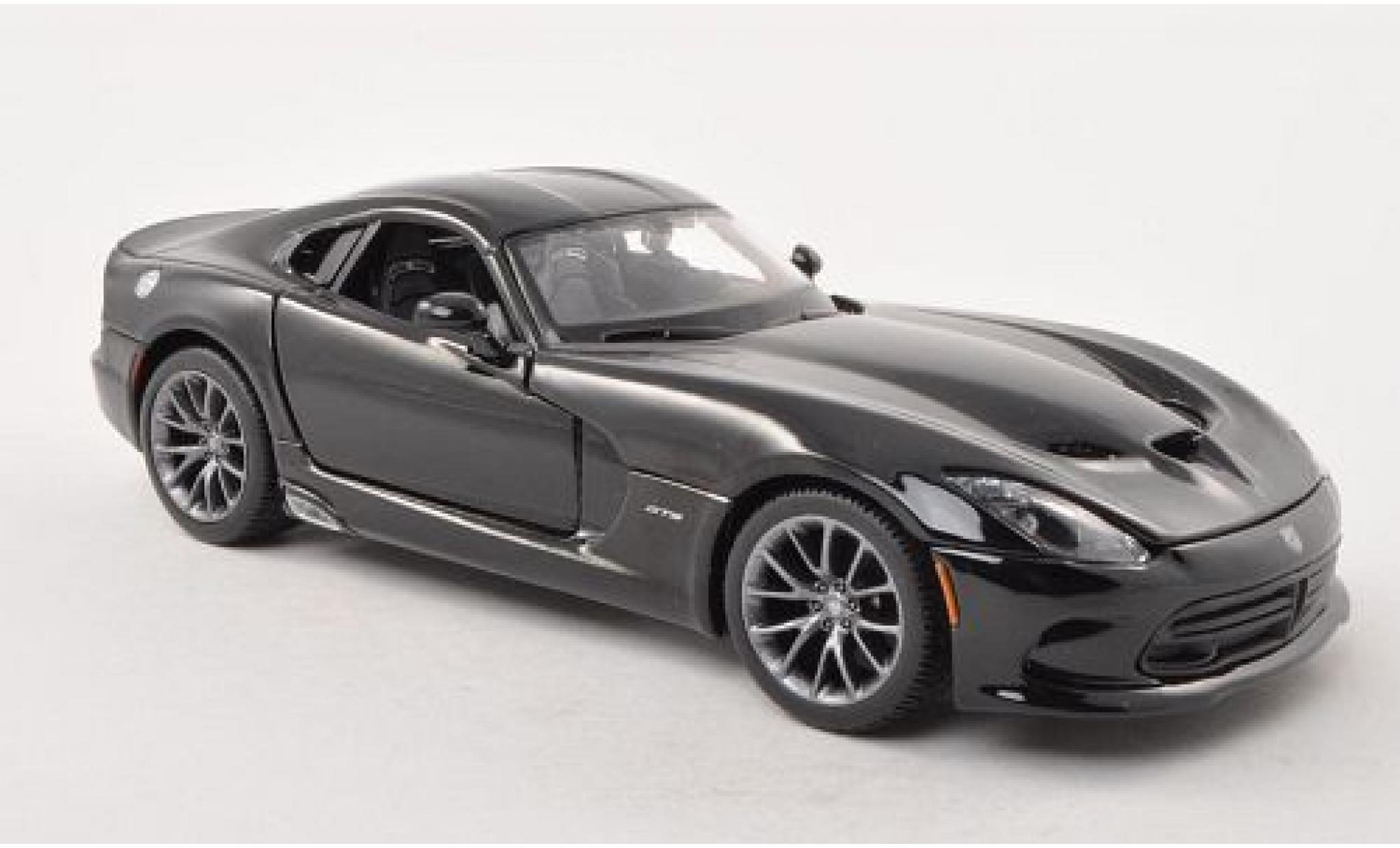 Dodge Viper 1/24 Maisto SRT GTS zwart 2013 modelauto