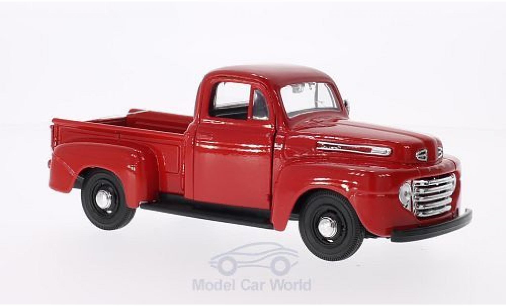 Ford F-1 1/24 Maisto Pick Up rood 1948 Ma&szlig;stab 1:25 modelauto