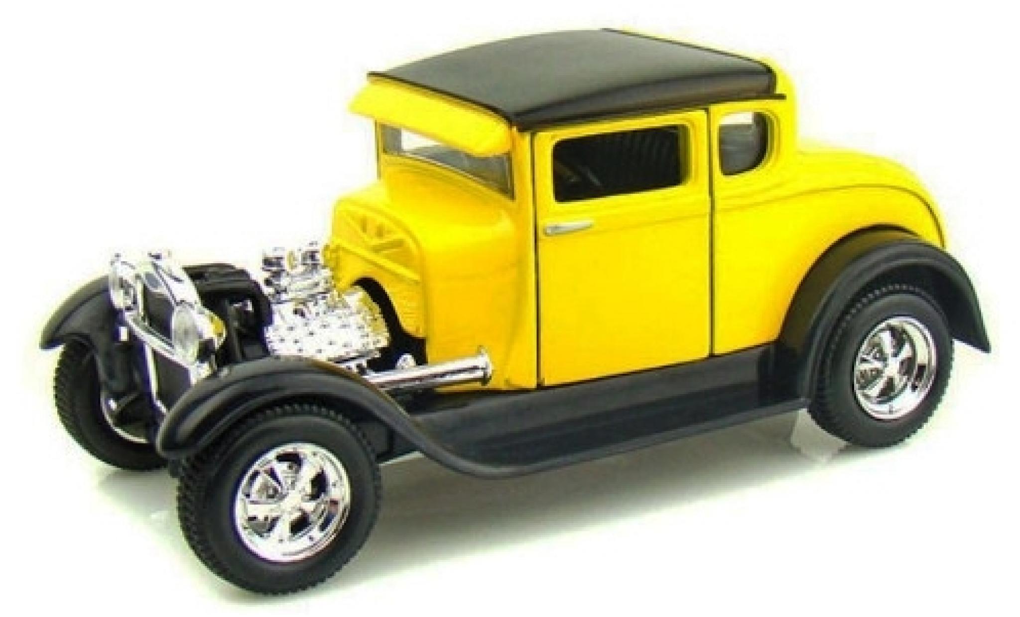 Ford Model A 1/24 Maisto Hot Rod geel/zwart 1929 modelauto