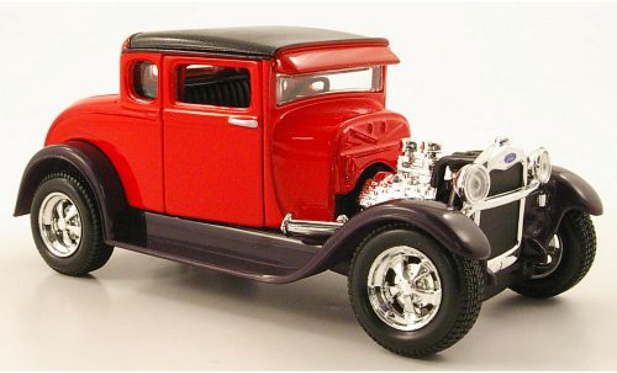 Ford Model A 1/24 Maisto Hot Rod rood/zwart 1929 sans Vitrine modelauto