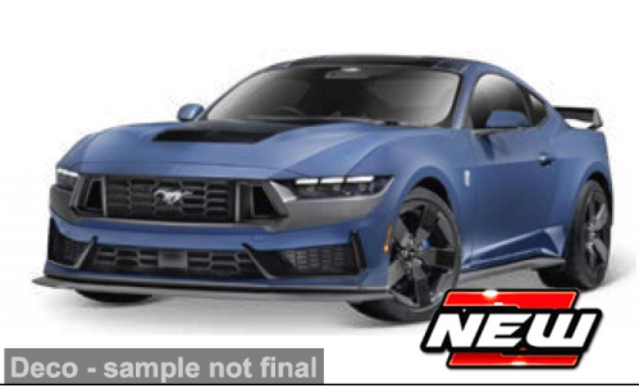 Ford Mustang 1/43 Maisto Dark Horse blauw/zwart 2024 1:43 modelauto