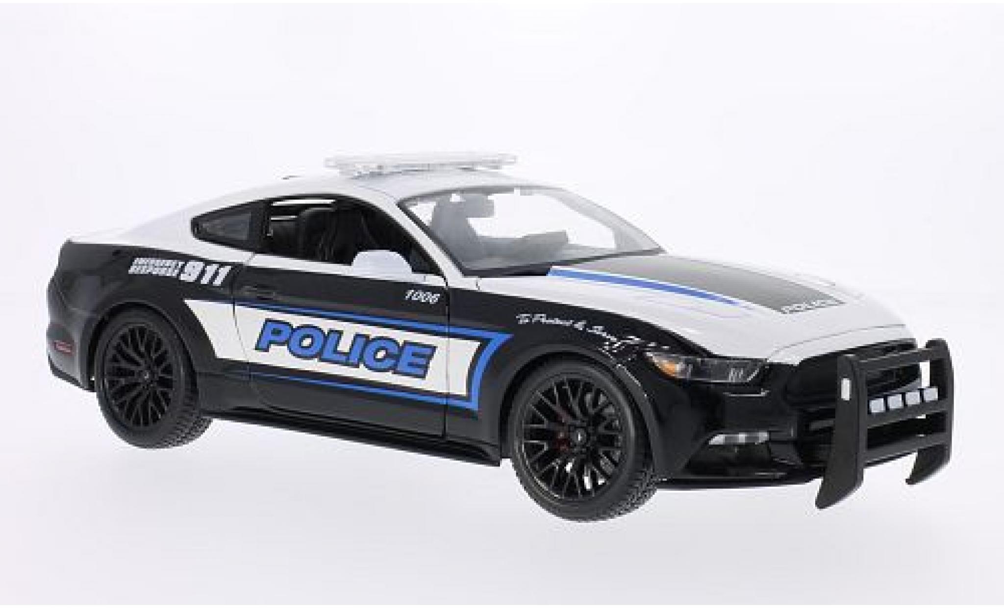 Ford Mustang 1/18 Maisto GT Politie 2015 modelauto