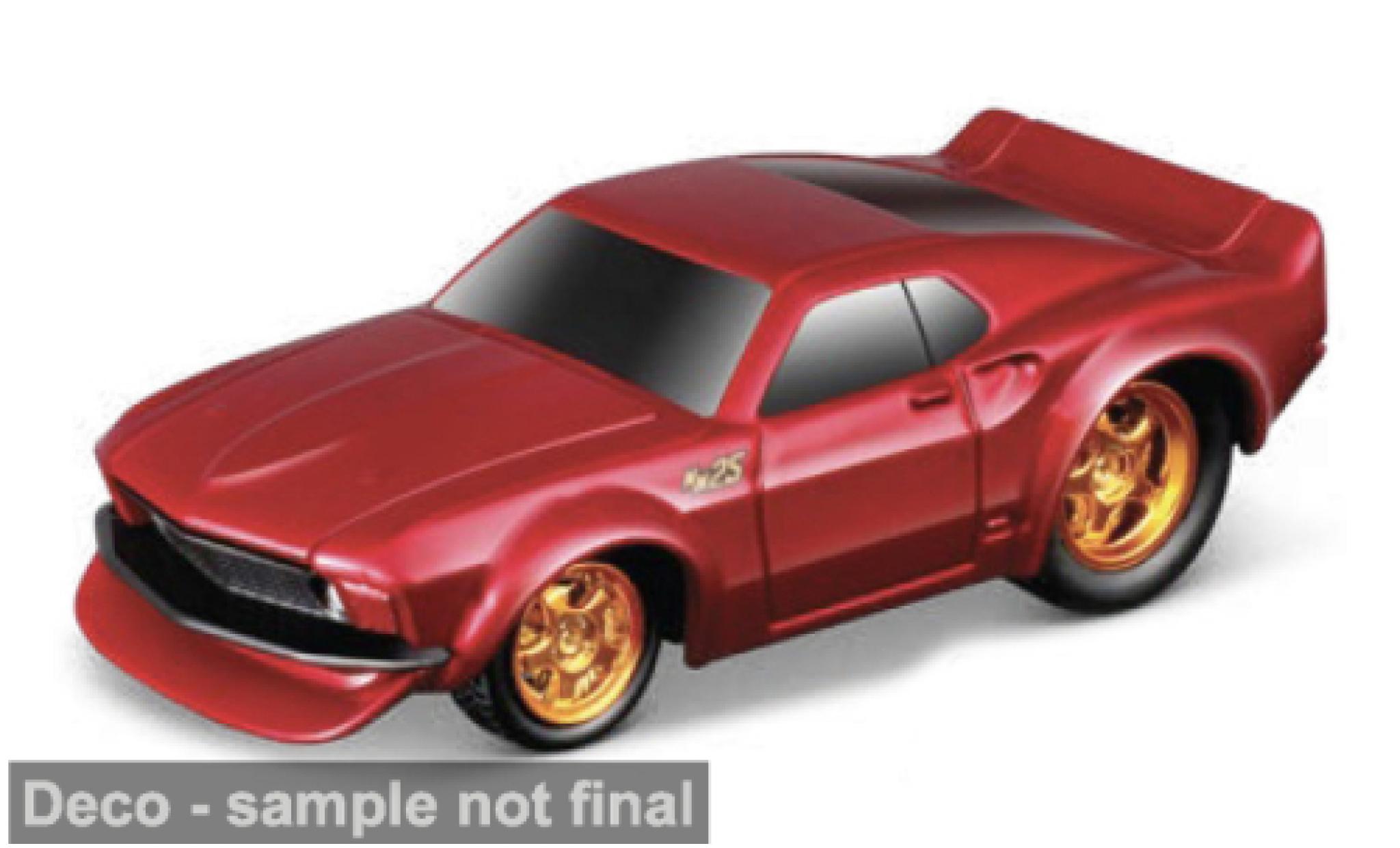 Ford Mustang 1/64 Maisto rood 1969 1:64 modelauto