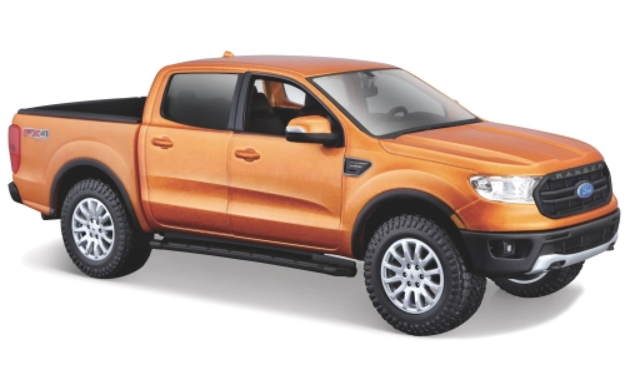 Ford Ranger 1/24 Maisto metallic oranje 2019 1:27 modelauto