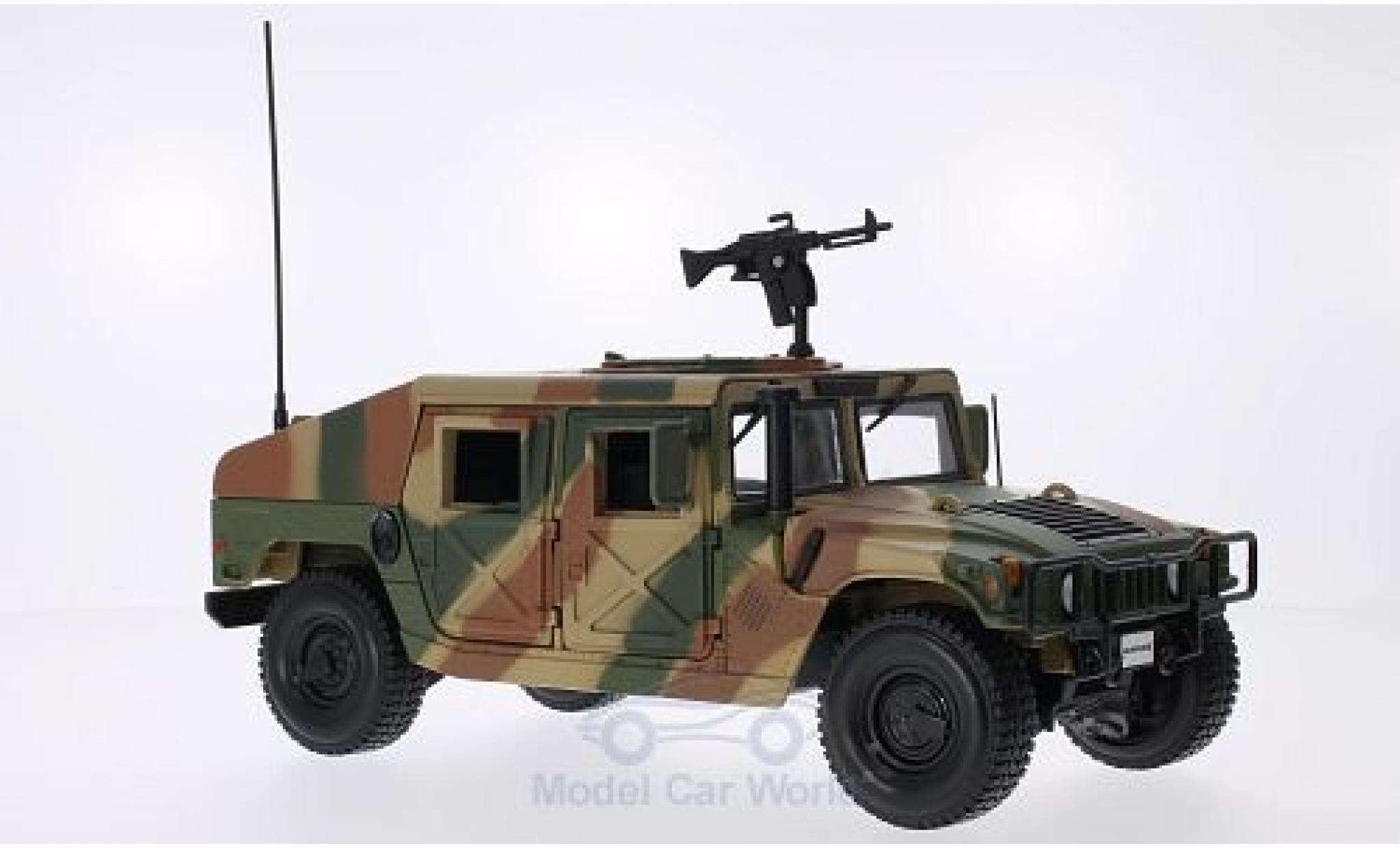 Hummer Humvee 1/18 Maisto Tarnfarben inklusive MG zur Dachbefestigung modelauto