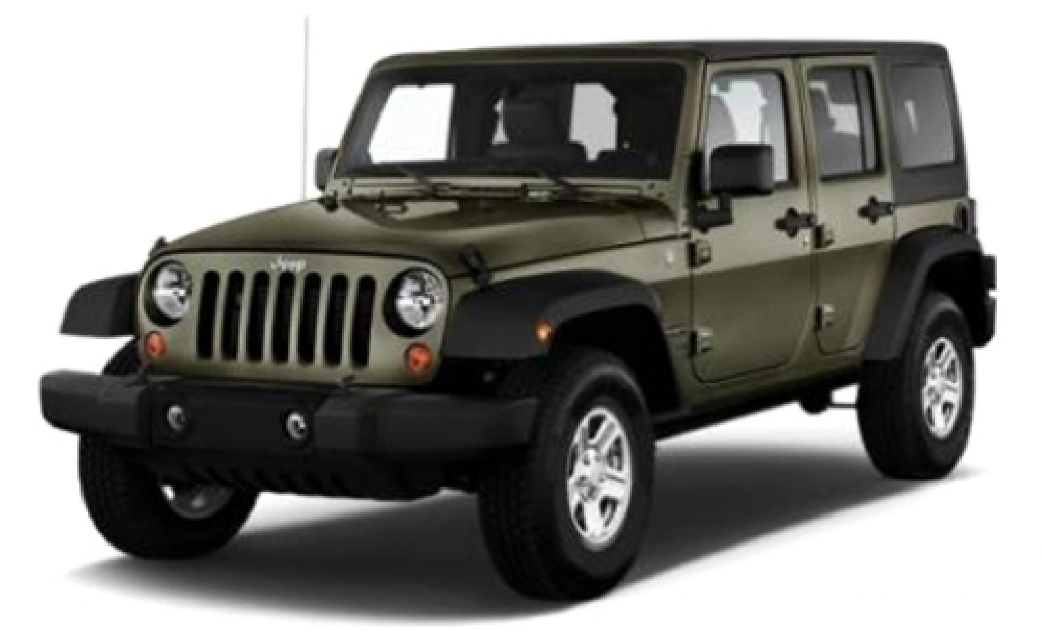 Jeep Wrangler 1/24 Maisto Limited matt-oliv 2015 modelauto