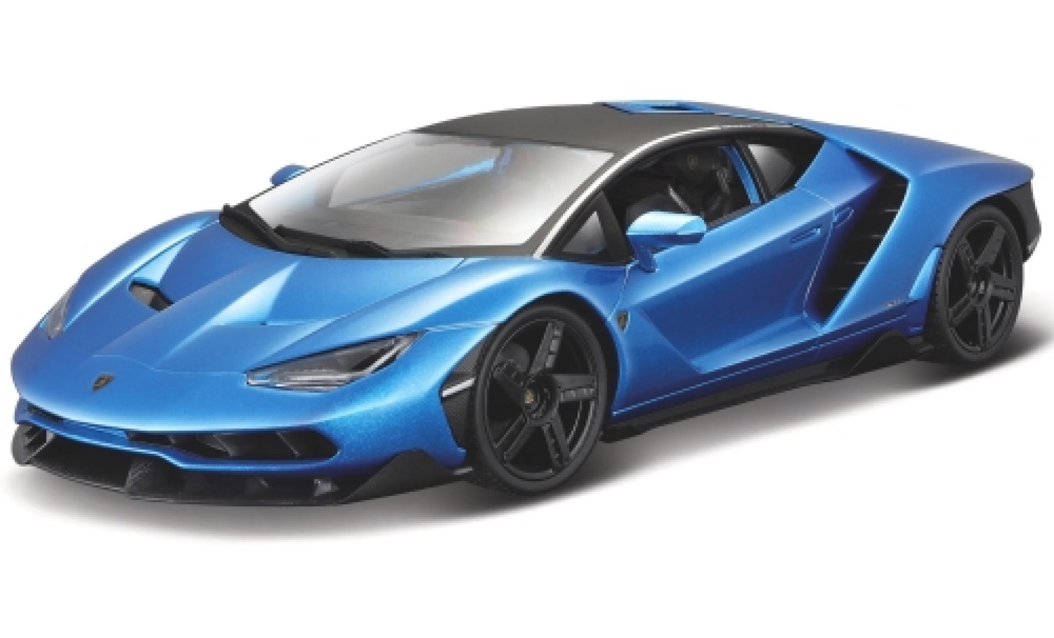 Lamborghini Centenario 1/18 Maisto LP 770-4 metallic blauw 2016 modelauto