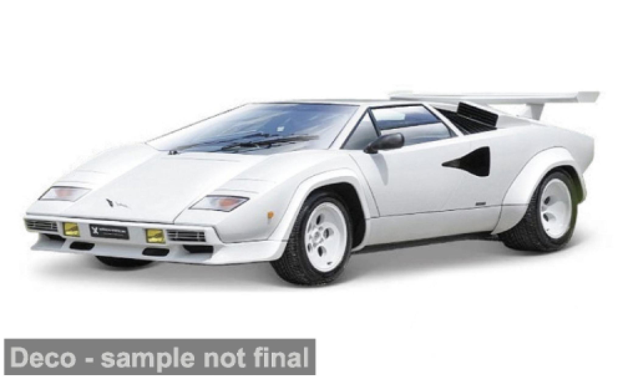 Lamborghini Countach 1/64 Maisto wit 1:64 modelauto