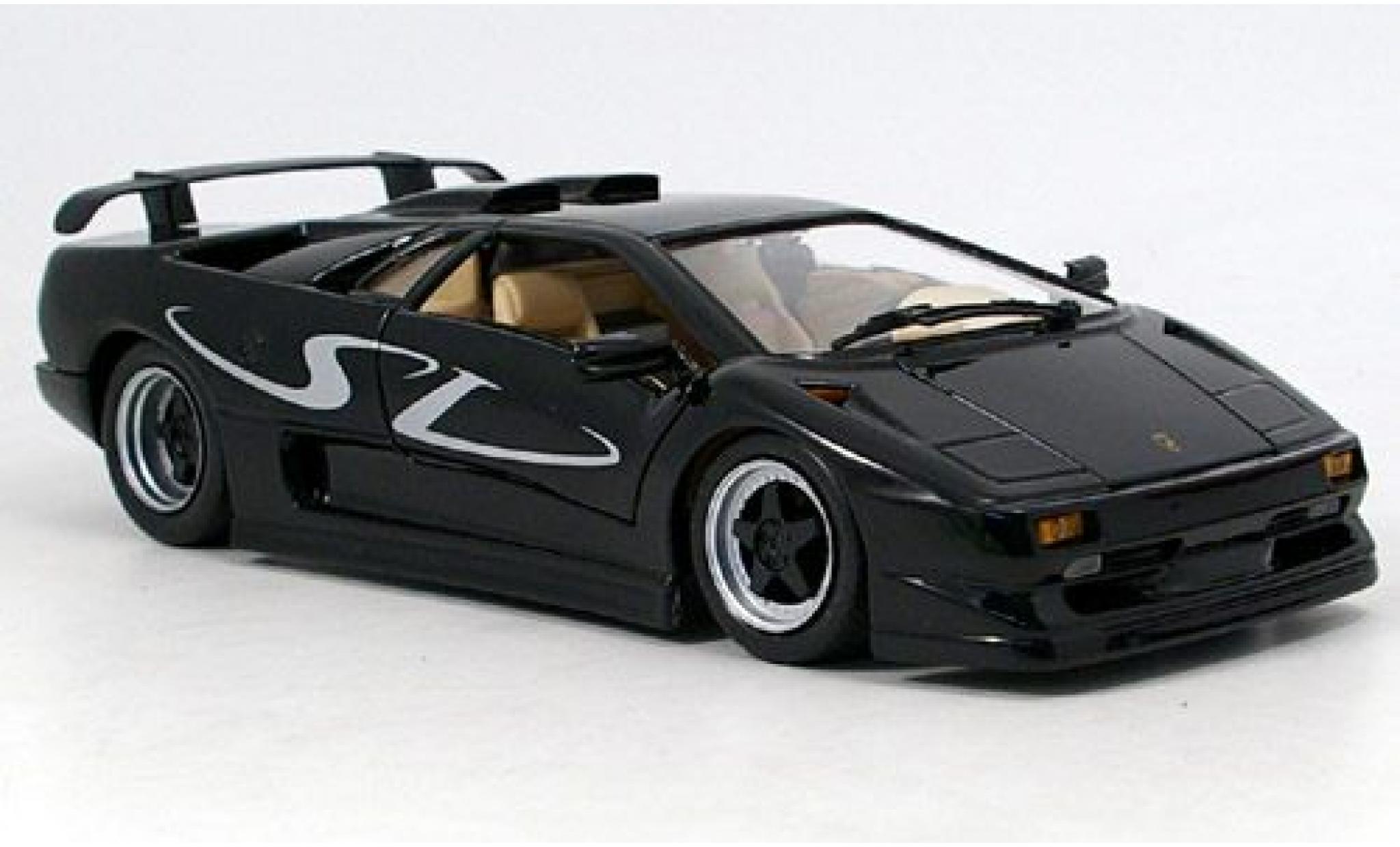 Lamborghini Diablo 1/18 Maisto SV zwart sans Vitrine modelauto