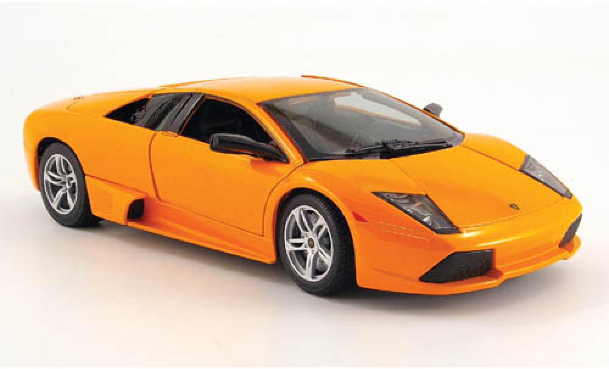 Lamborghini Murcielago 1/18 Maisto LP 640 metallic oranje sans Vitrine modelauto