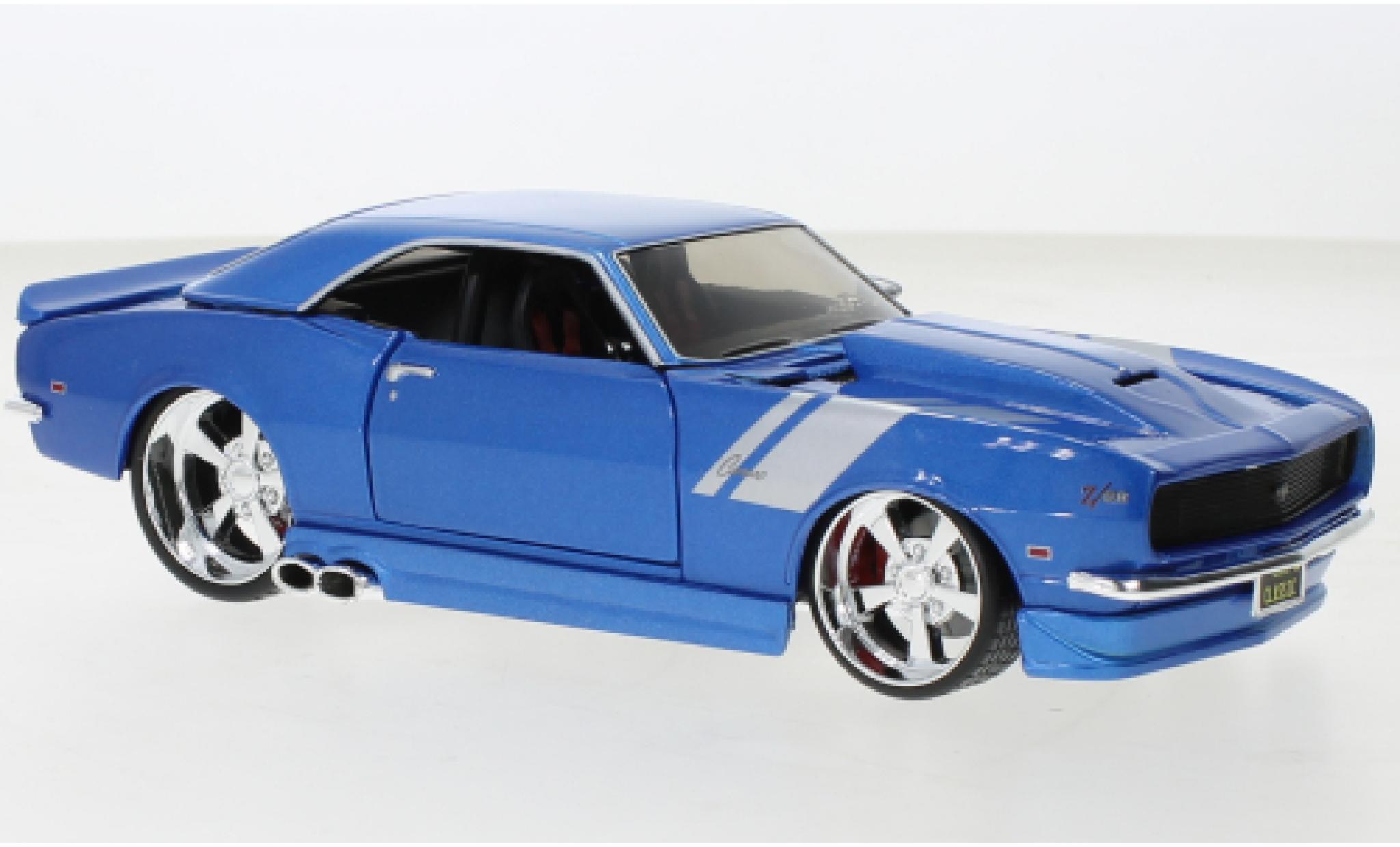 Chevrolet Camaro 1/24 Maisto Z28 metallic blauw 1968 modelauto