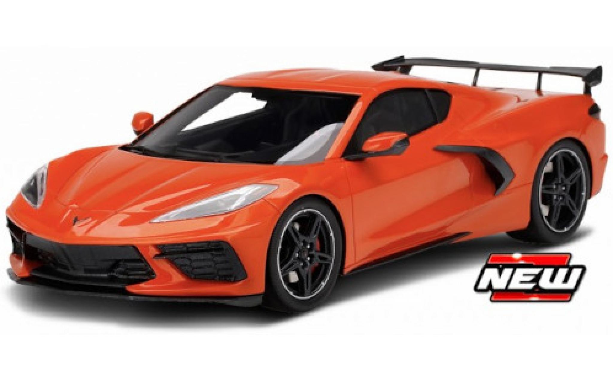 Chevrolet Corvette 1/24 Maisto Stingray (C8) oranje 2020 modelauto