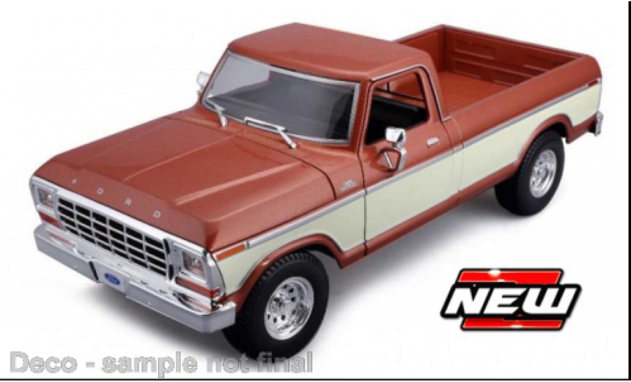 Ford F-1 1/18 Maisto 50 bronze/beige 1979 modelauto