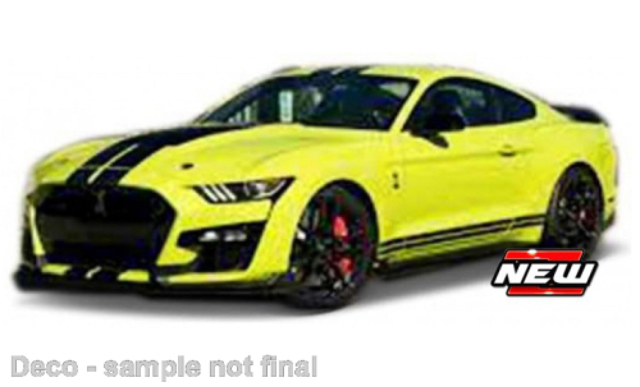 Shelby GT 1/18 Maisto Ford Mustang 500 geel/zwart 2020 modelauto
