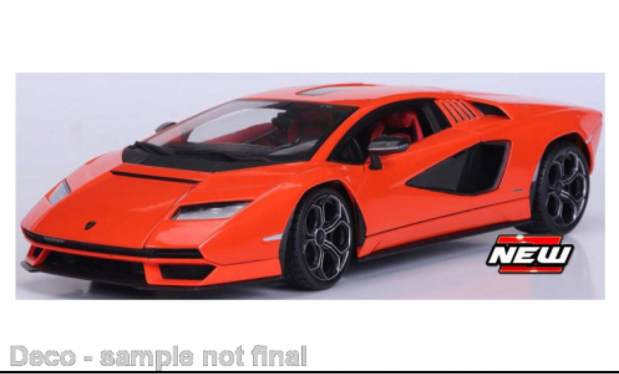 Lamborghini Countach 1/18 Maisto LPI 800-4 oranje 2021 modelauto