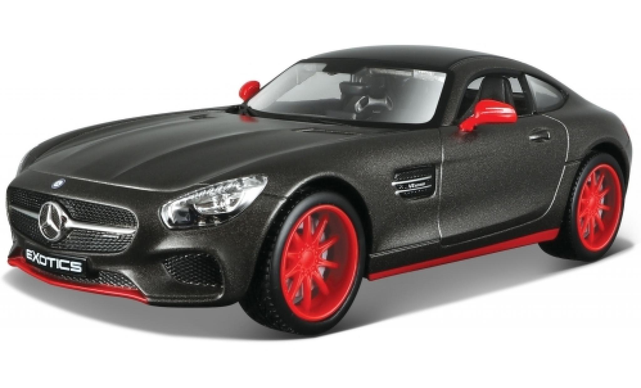 Mercedes AMG GT 1/24 Maisto metallic grijs modelauto