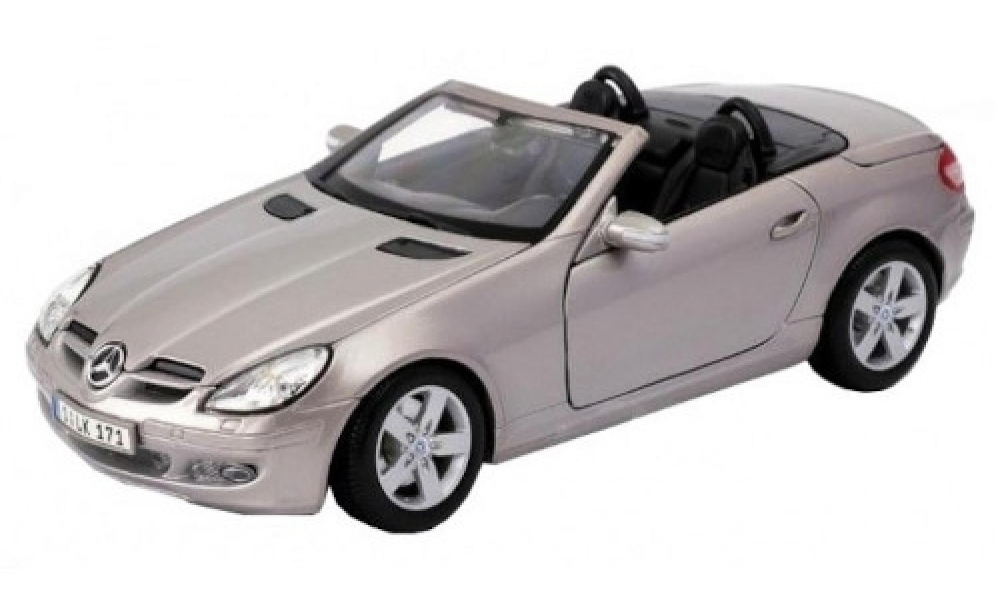 Mercedes Classe SLK 1/18 Maisto SLK (R171) metallic beige 2009 modelauto