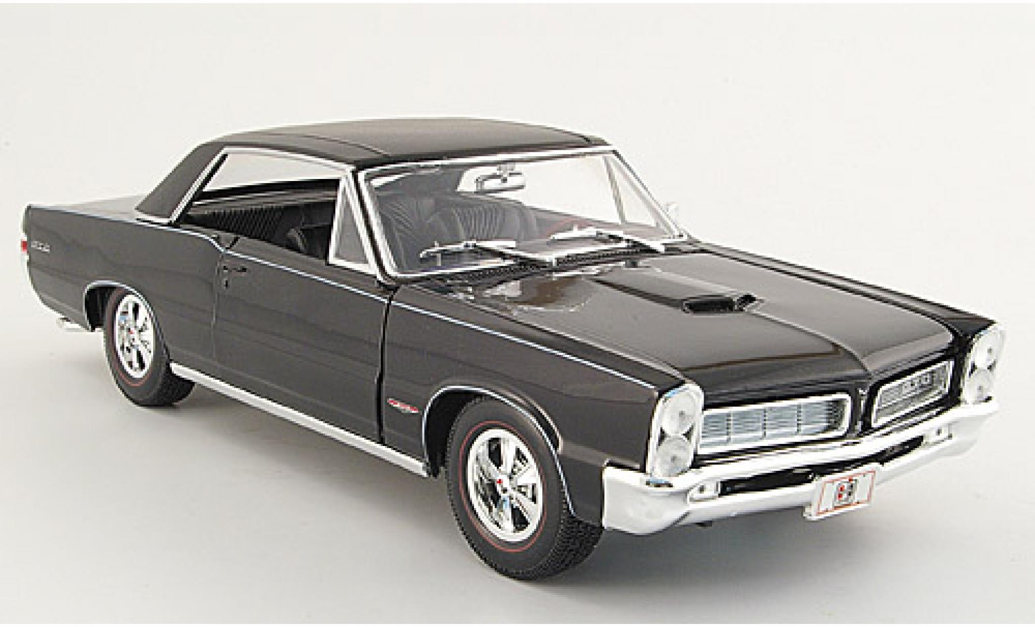 Pontiac GTO 1/18 Maisto Hurst Edition zwart 1965 sans Vitrine modelauto
