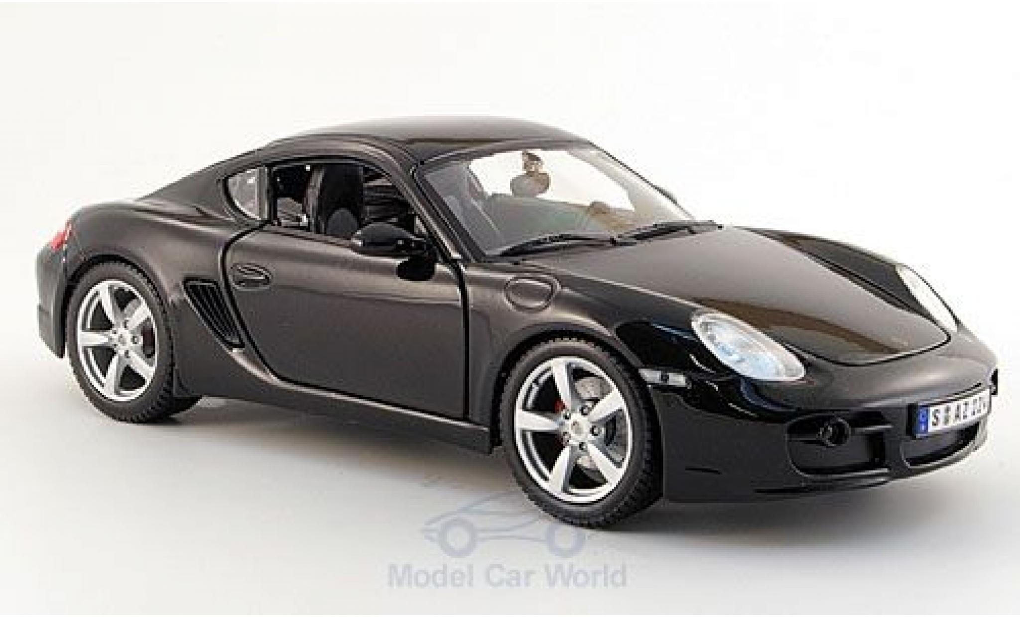Porsche Cayman S 1/18 Maisto S zwart modelauto