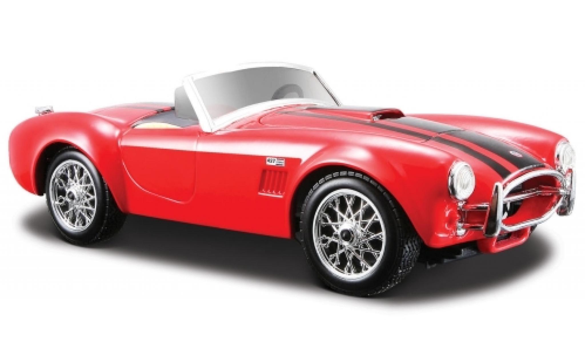 Shelby Cobra 1/24 Maisto 427 rood 1965 modelauto