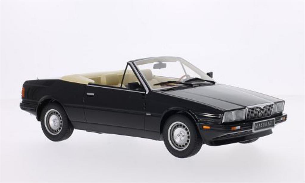 Maserati Biturbo 1/18 Minichamps Spyder zwart 1986 modelauto