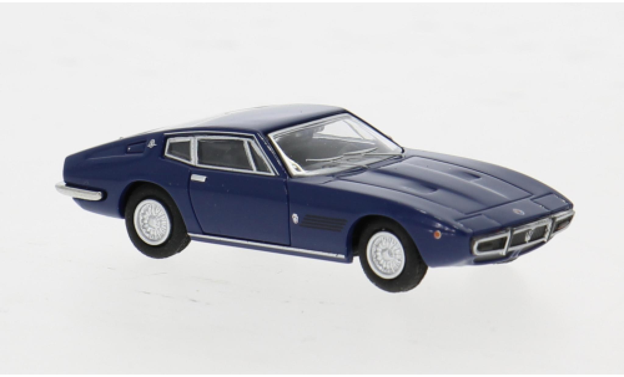 Maserati Ghibli 1/87 Minichamps blauw 1969 1:87 modelauto