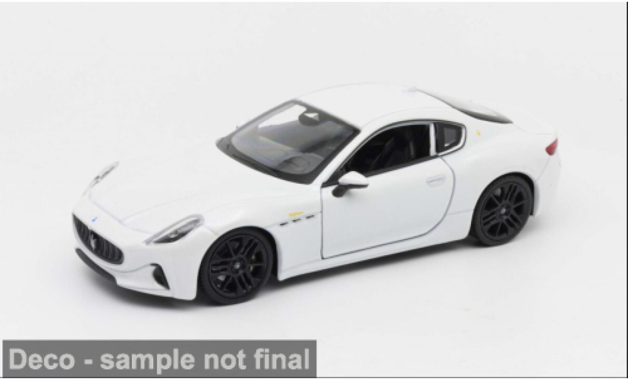 Maserati Gran Turismo 1/24 Welly Folgore wit 2023 1:24 modelauto